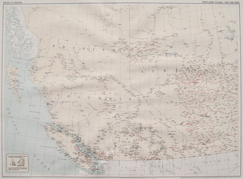 Populated Places – The Far West